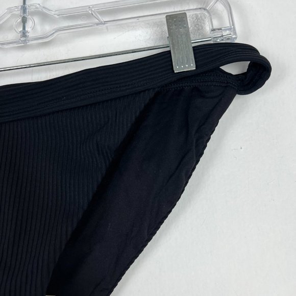 NWT Andie Swim The Banded Cheeky Rib Bottom Bikini Bottoms Black Size XXXL NEW - Picture 4 of 12